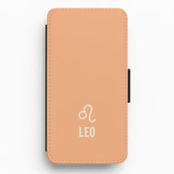 Leo Pastel Zodiac Flip / Wallet Phone Case