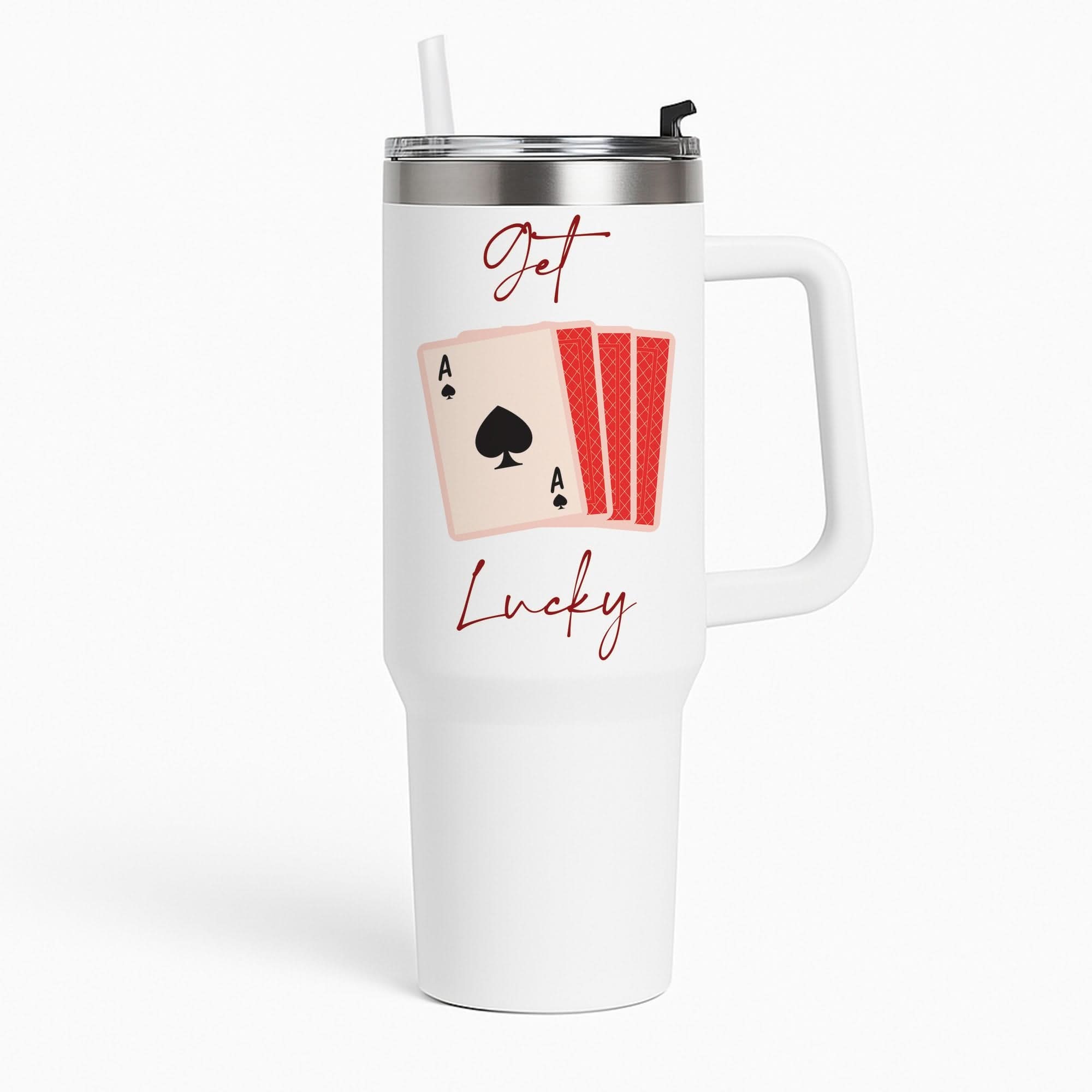 Get Lucky Set Of Cards Tumbler
