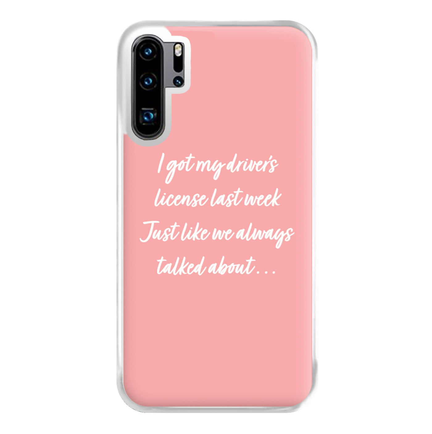 Drivers License Lyrics - Olivia TikTok Phone Case