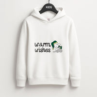 Cartoon Beagle Warm Wishes Kids Hoodie