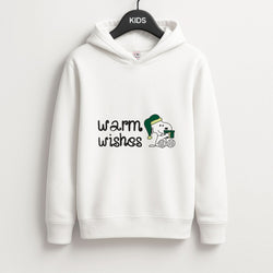 Cartoon Beagle Warm Wishes Kids Hoodie