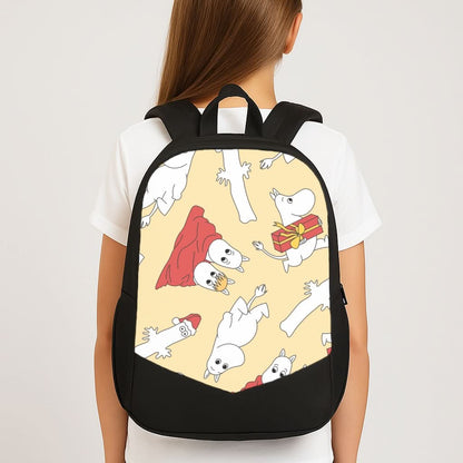 Christmas Mooms Pattern School Bag