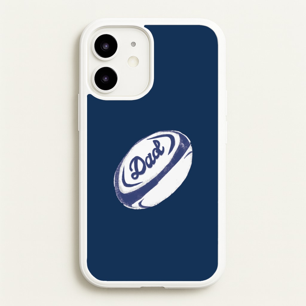 Dad Rugby Ball iPhone 12 Mini Case