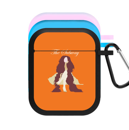 Subway Orange AirPods Case