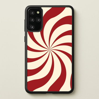 Peppermint Swirl Pattern Galaxy S20 Plus Case