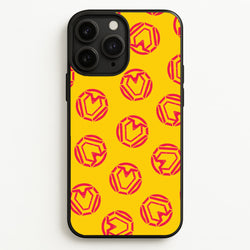 Metal Heart Pattern iPhone 11 Pro Case