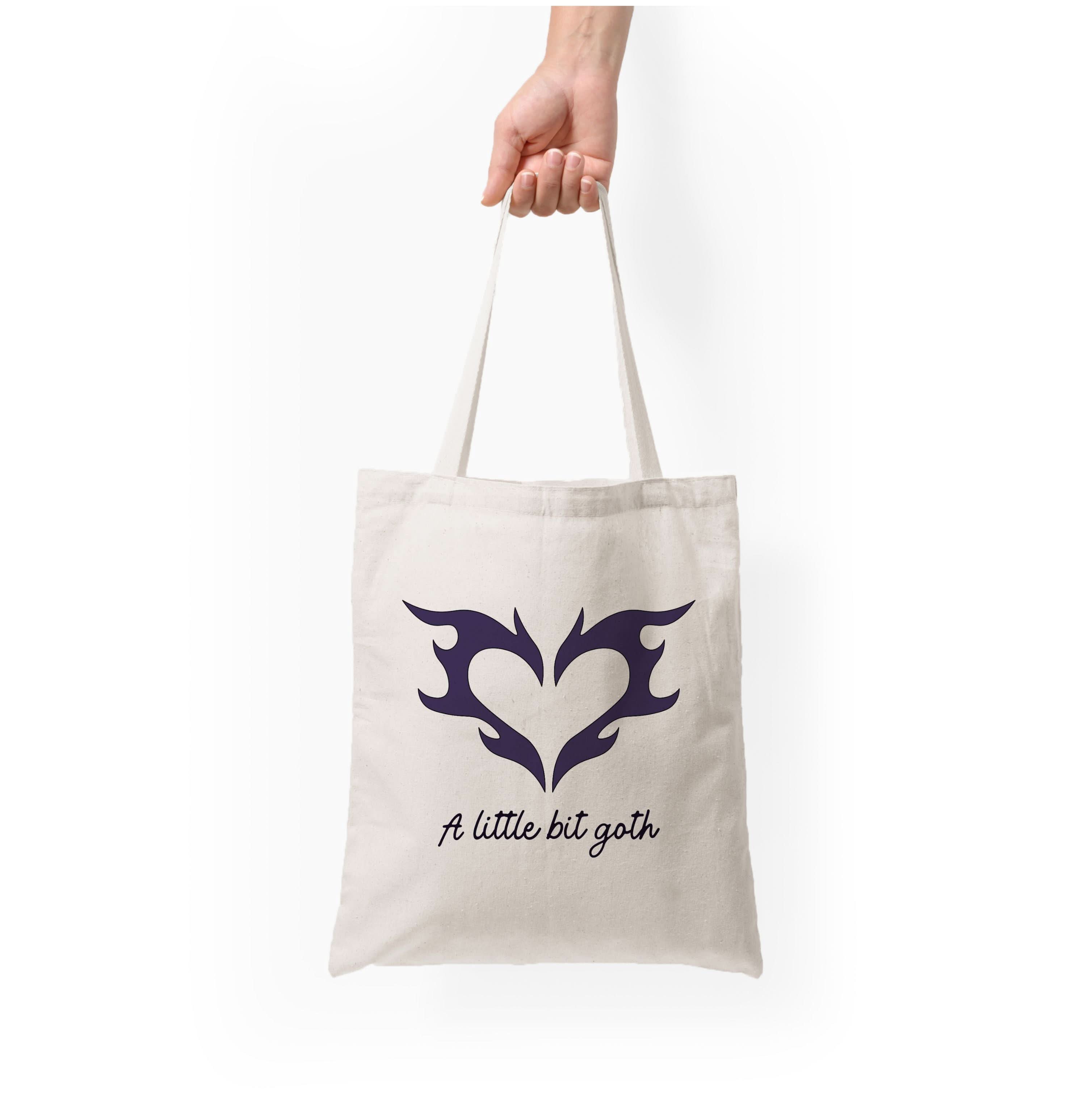 A Little Bit Goth Purple Tote Bag