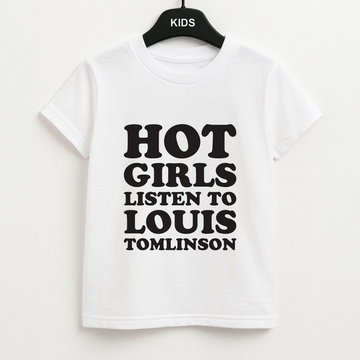 Hot Girls Listen To Louis Kids T-Shirt