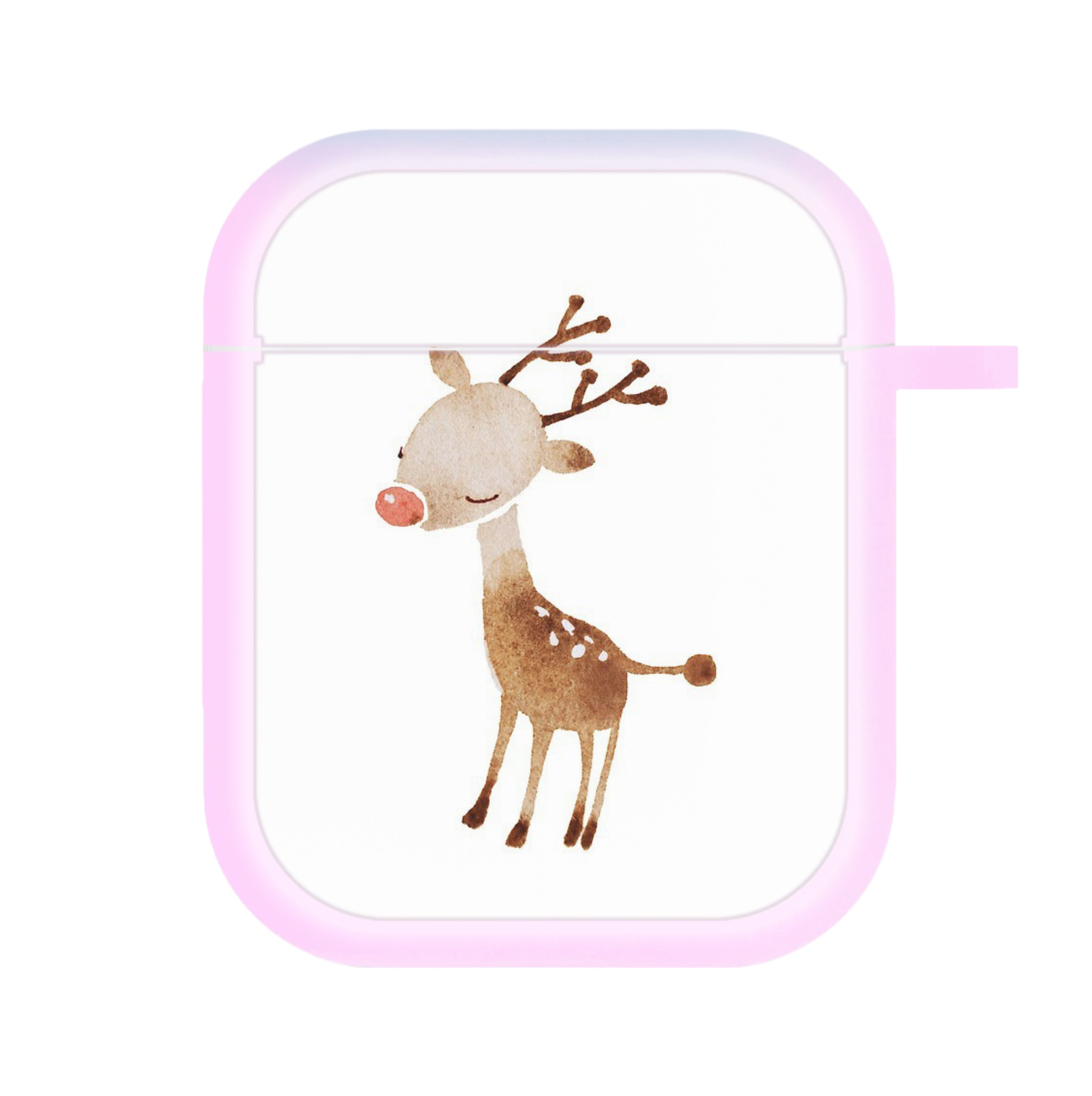 Watercolour Rudolph The Reindeer AirPods Case