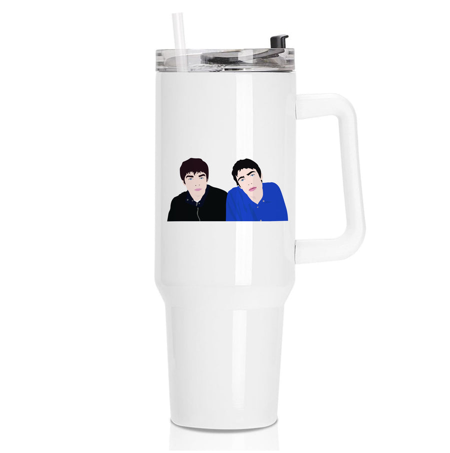 Noel And Liam Gallagher - Oasis Tumbler