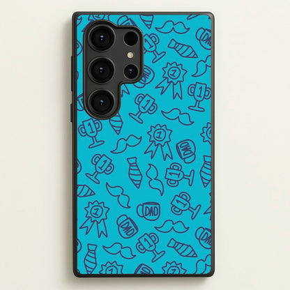 Dad Doodles Pattern Galaxy S25 Ultra Case