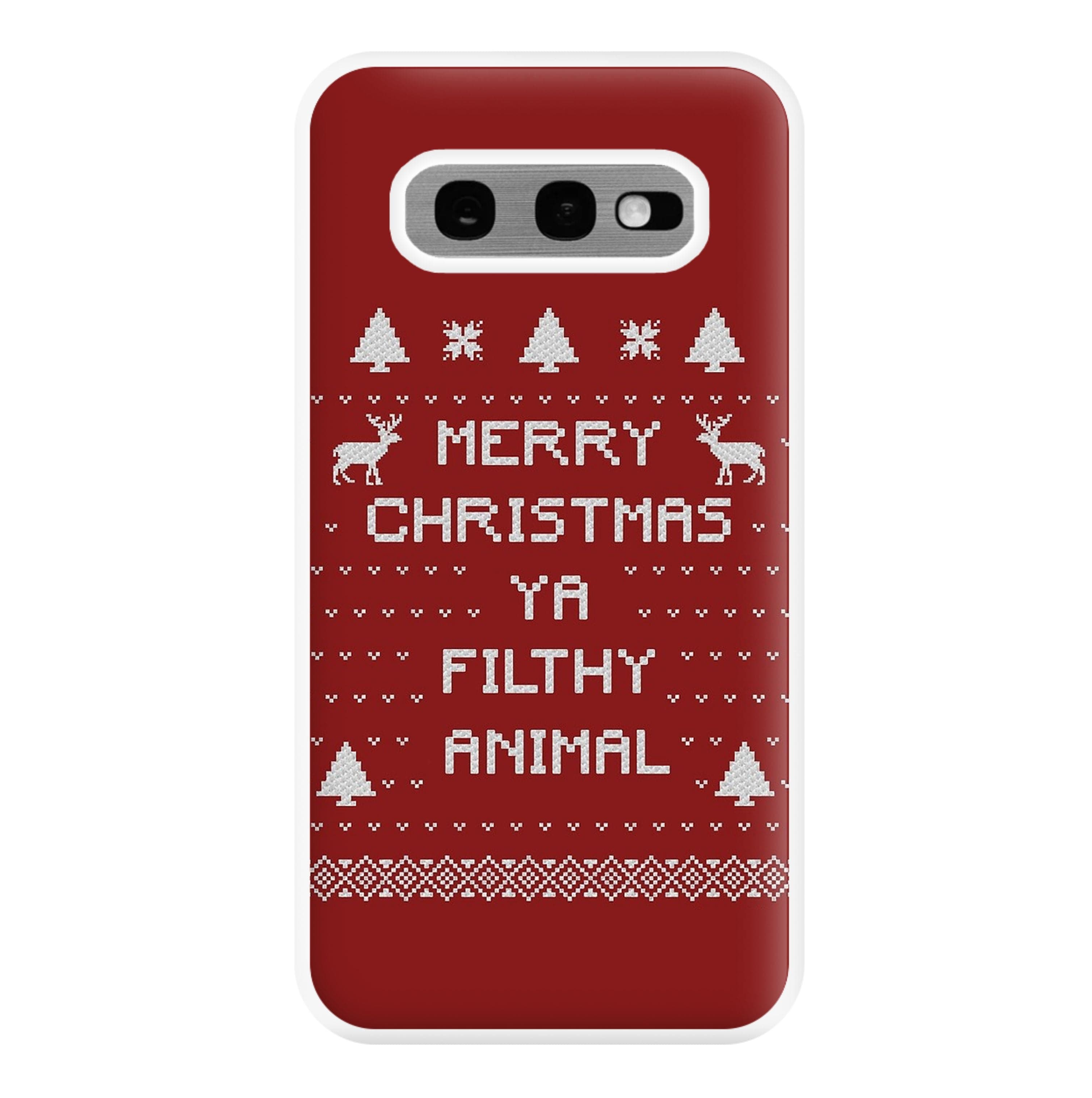 Merry Christmas Ya Filthy Animal Phone Case