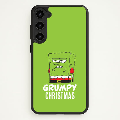 Grumpy Christmas Cartoon Sponge Galaxy S23 Plus Case