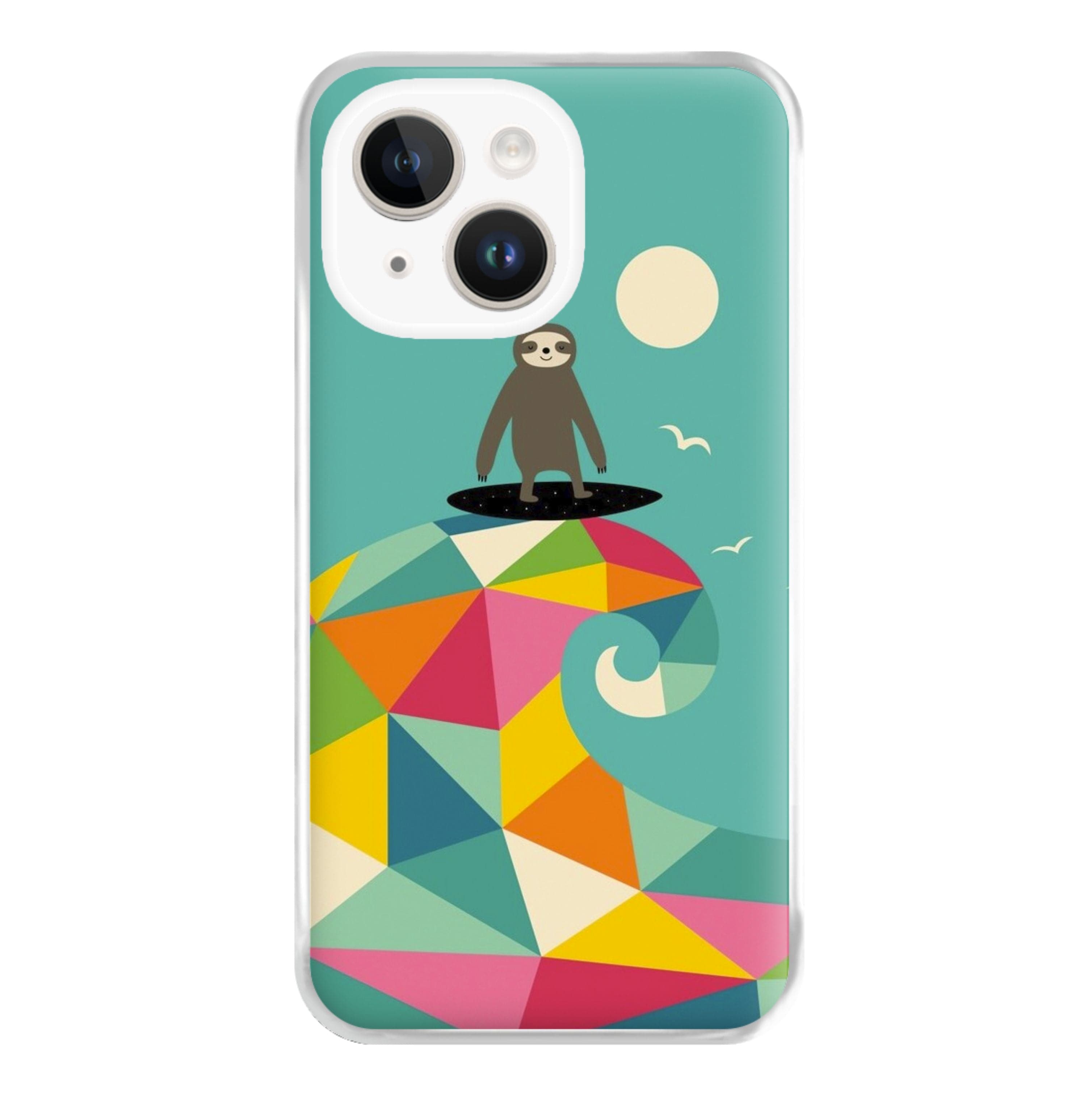 Surfing Sloth Phone Case