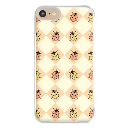 Argyle Ladybugs Pattern iPhone 6 / 7 / 8 / SE Case