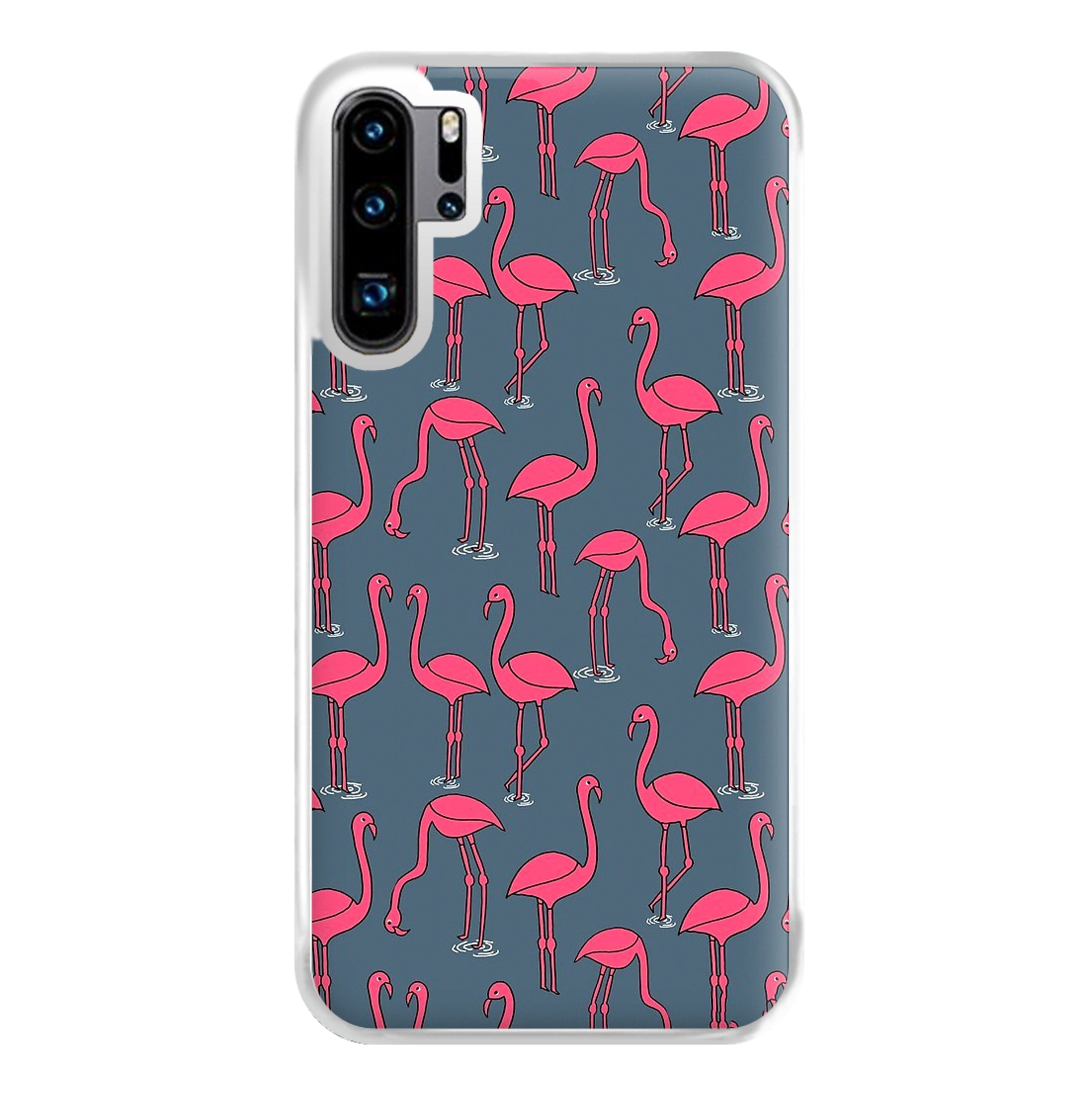 Basic Pink Flamingo Pattern Phone Case