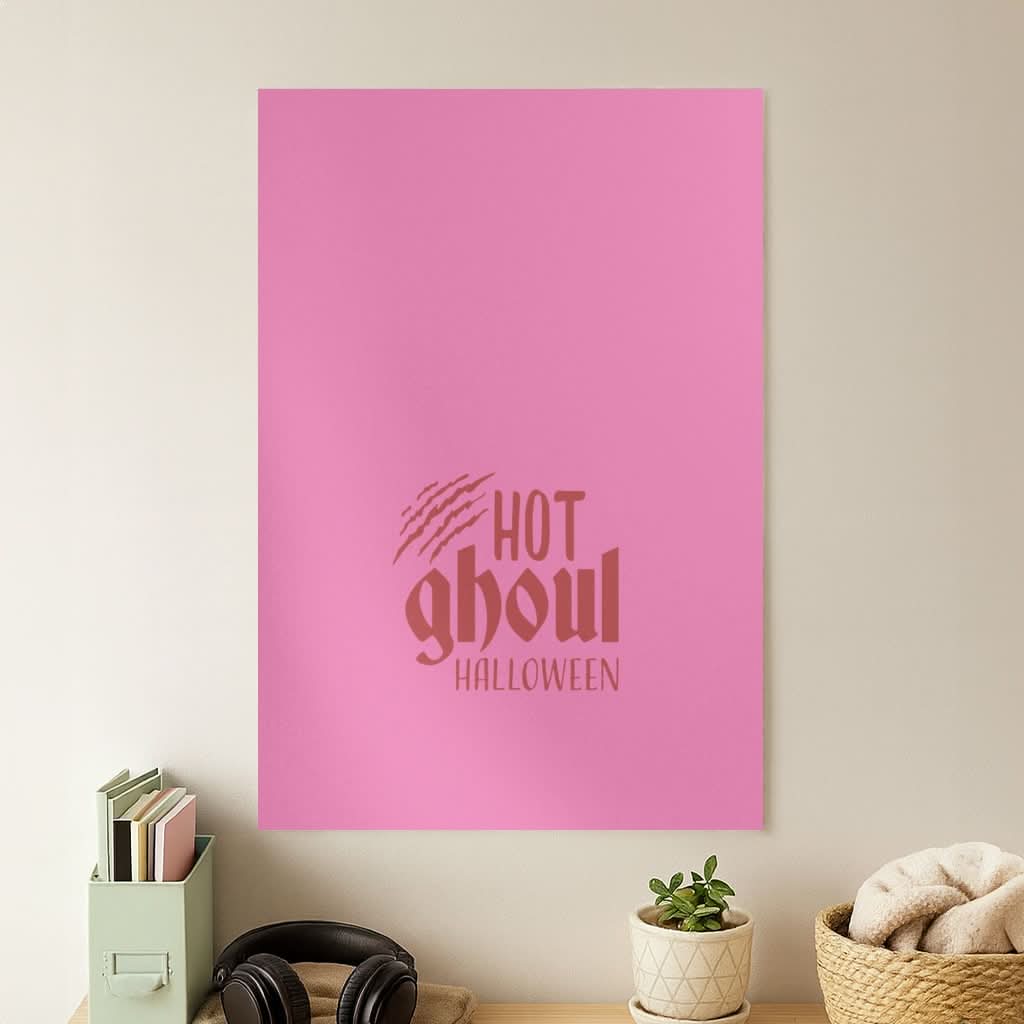 Hot Ghoul Halloween Poster