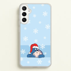 Cartoon Donkey Snowflakes Galaxy A34 Case
