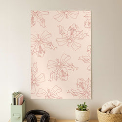 Cartoon Mouse Holly Pattern Poster
