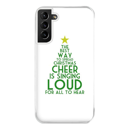 The Best Way To Spread Christmas Cheer - Elf Phone Case