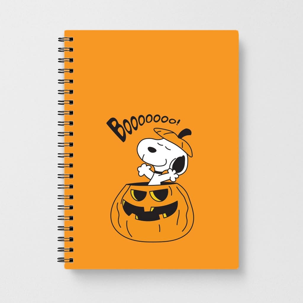 Cartoon Beagle Pumpkin Notebook