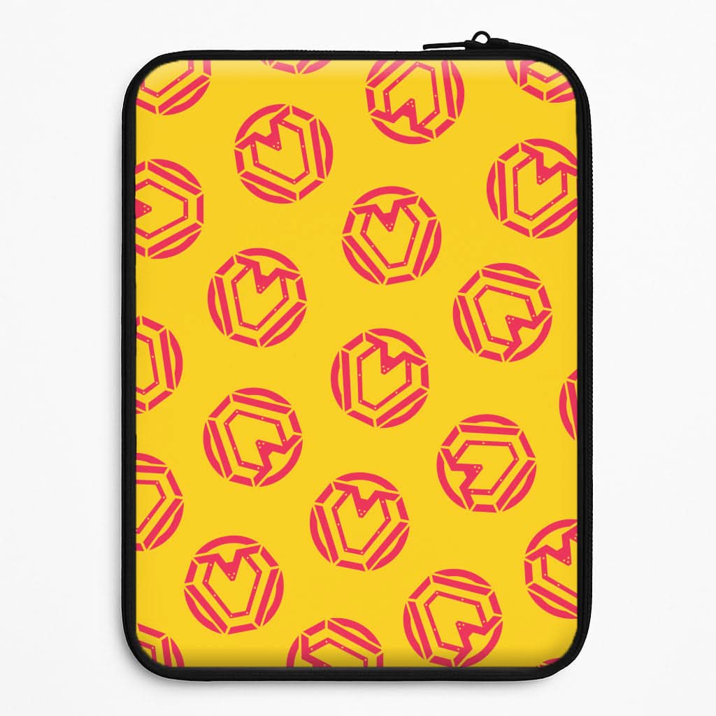 Metal Heart Pattern Laptop Sleeve