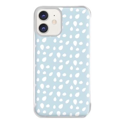 Pastel Blue Dots Phone Case