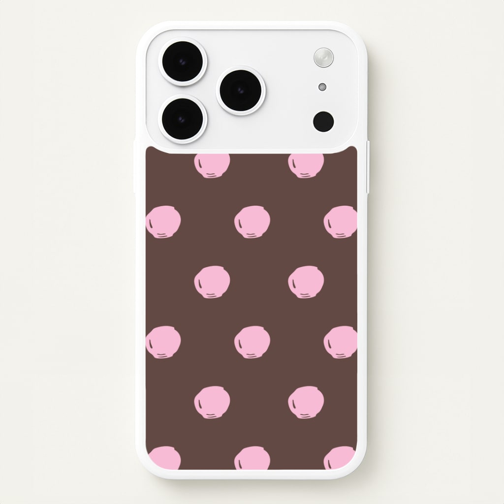 Chocolate & Strawberry Buttons iPhone 17 Pro Case