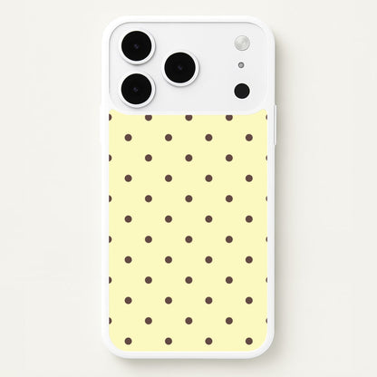 Vanilla & Chocolate Polka Dots iPhone 17 Pro Max Case