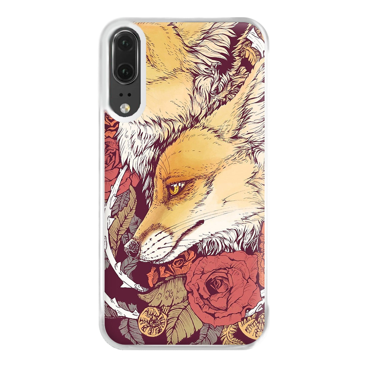 Red Fox Bloom Phone Case