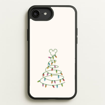 Cartoon Mouse Christmas Tree Lights iPhone 6 Plus / 7 Plus / 8 Plus Case