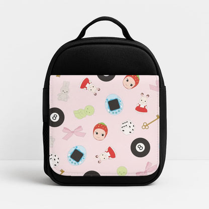 Trinkets Pattern Insulated Lunch Bag