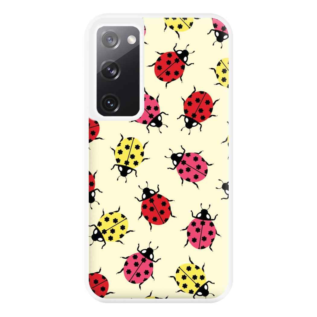  Ladybugs With Flower Spots Pattern Galaxy S20FE Case