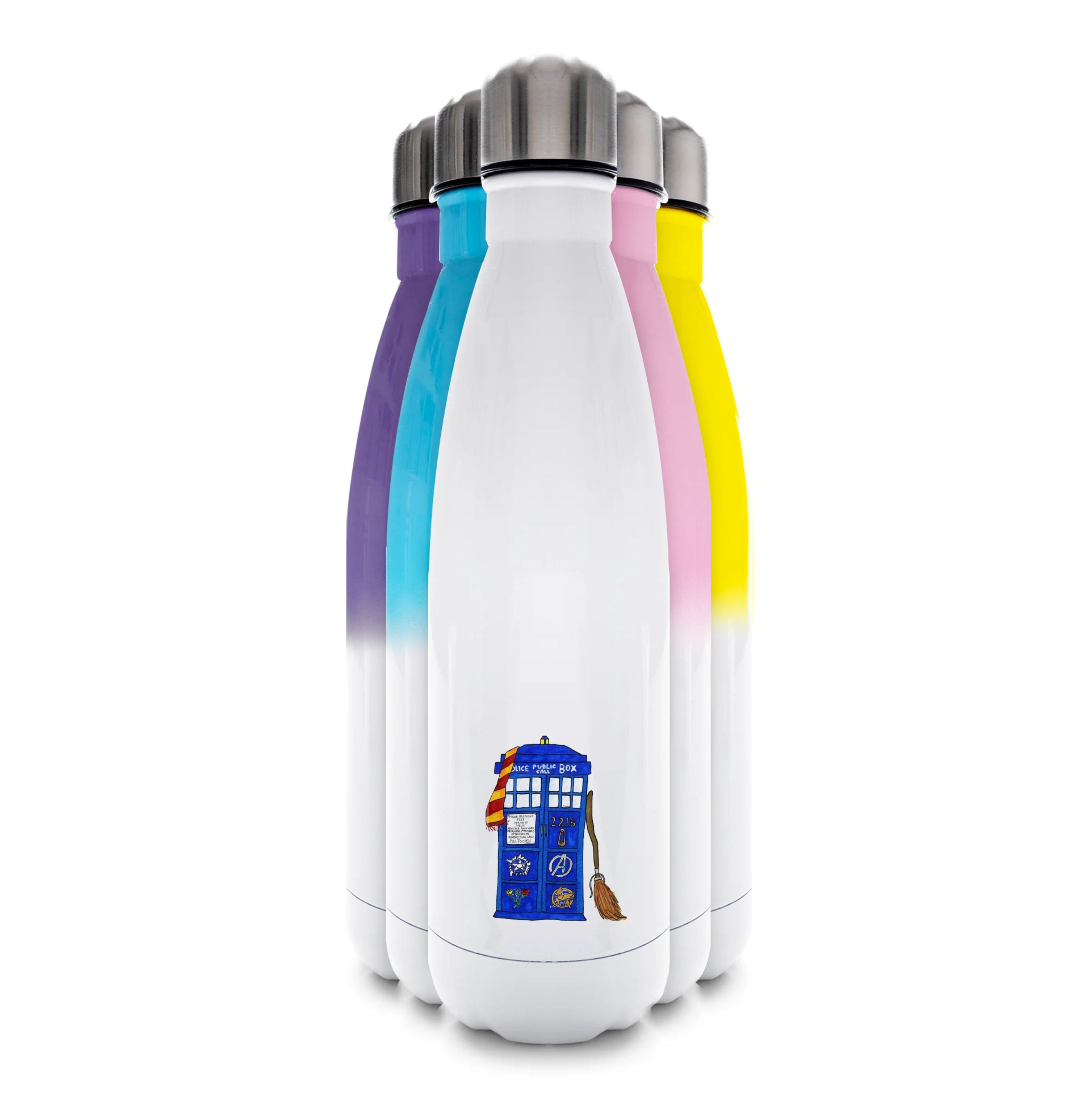 Multifandom Cartoon Water Bottle