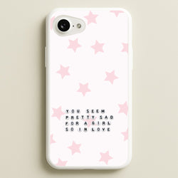 Pretty Sad Letter Beads iPhone 17e Case