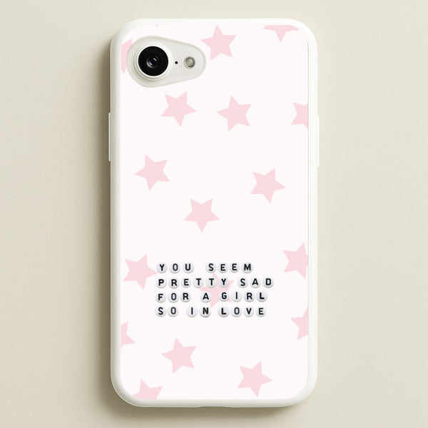 Pretty Sad Letter Beads iPhone 17e Case