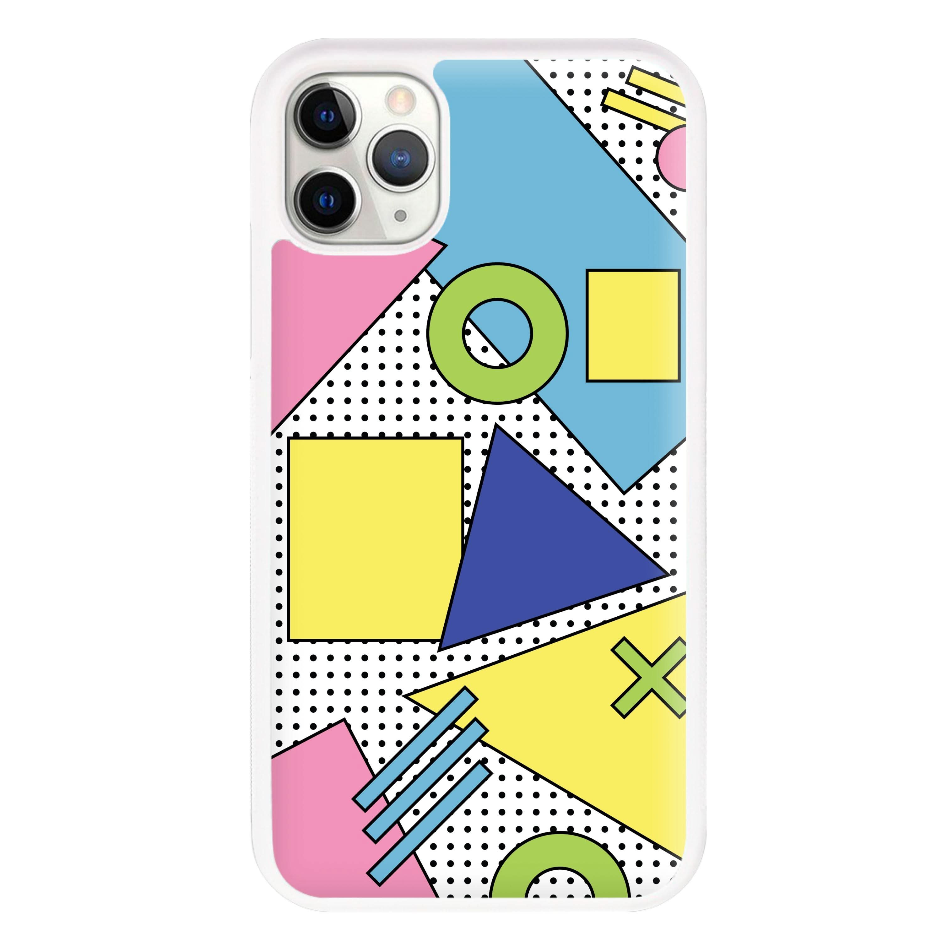Geometric Abstract Shapes Pattern Phone Case
