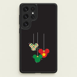Cartoon Mouse Hanging Baubles Galaxy S22 Ultra Case