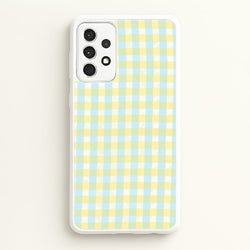 Lemonade Gingham Galaxy A52 / A52s Case