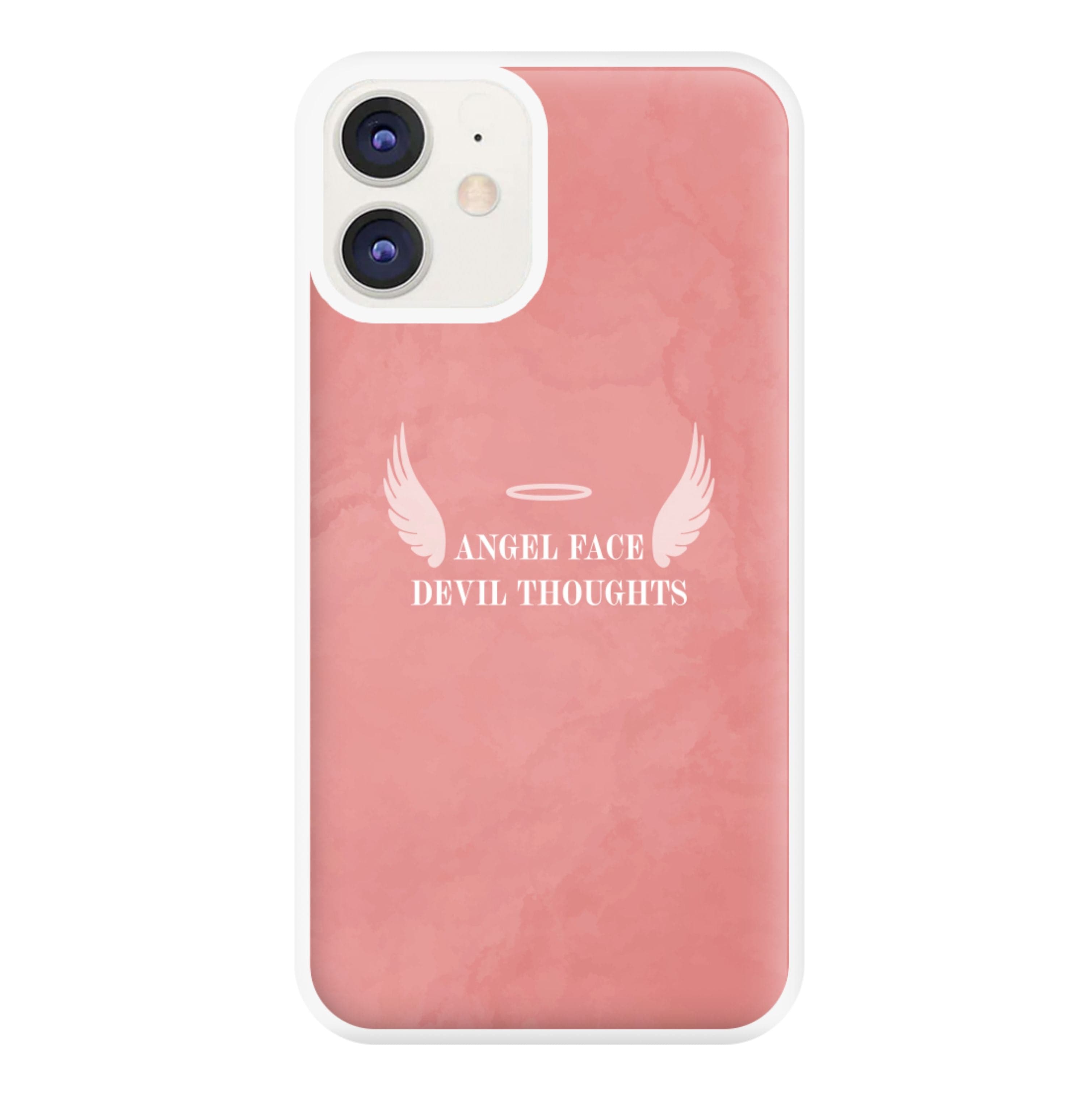 Angel Face Devil Thoughts Phone Case