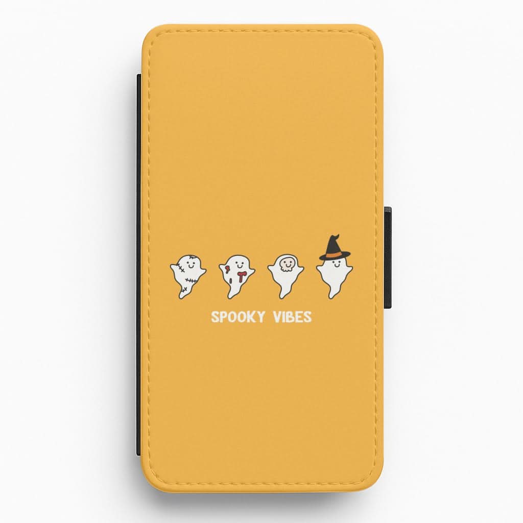 Spooky Vibes Ghosties II Flip / Wallet Phone Case
