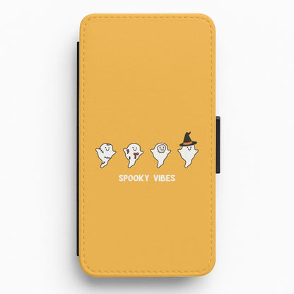 Spooky Vibes Ghosties II Flip / Wallet Phone Case