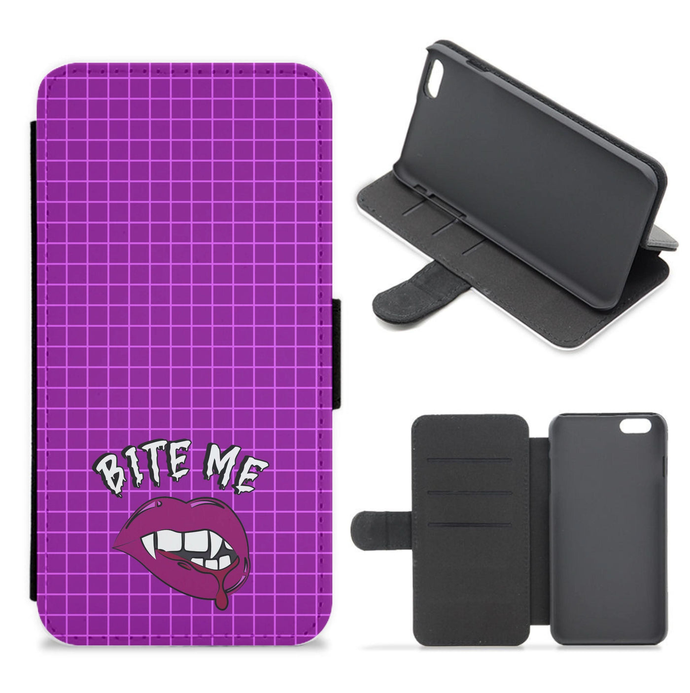 Bite Me Flip / Wallet Phone Case