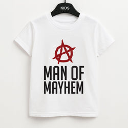 Man Of Mayhem Kids Unisex T-Shirt