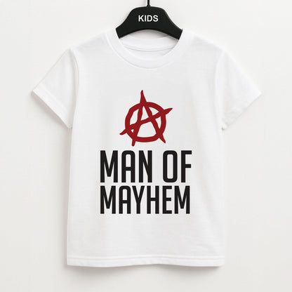 Man Of Mayhem Kids Unisex T-Shirt