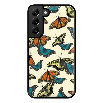 Butterfly Assortment Pattern Galaxy S22 Case