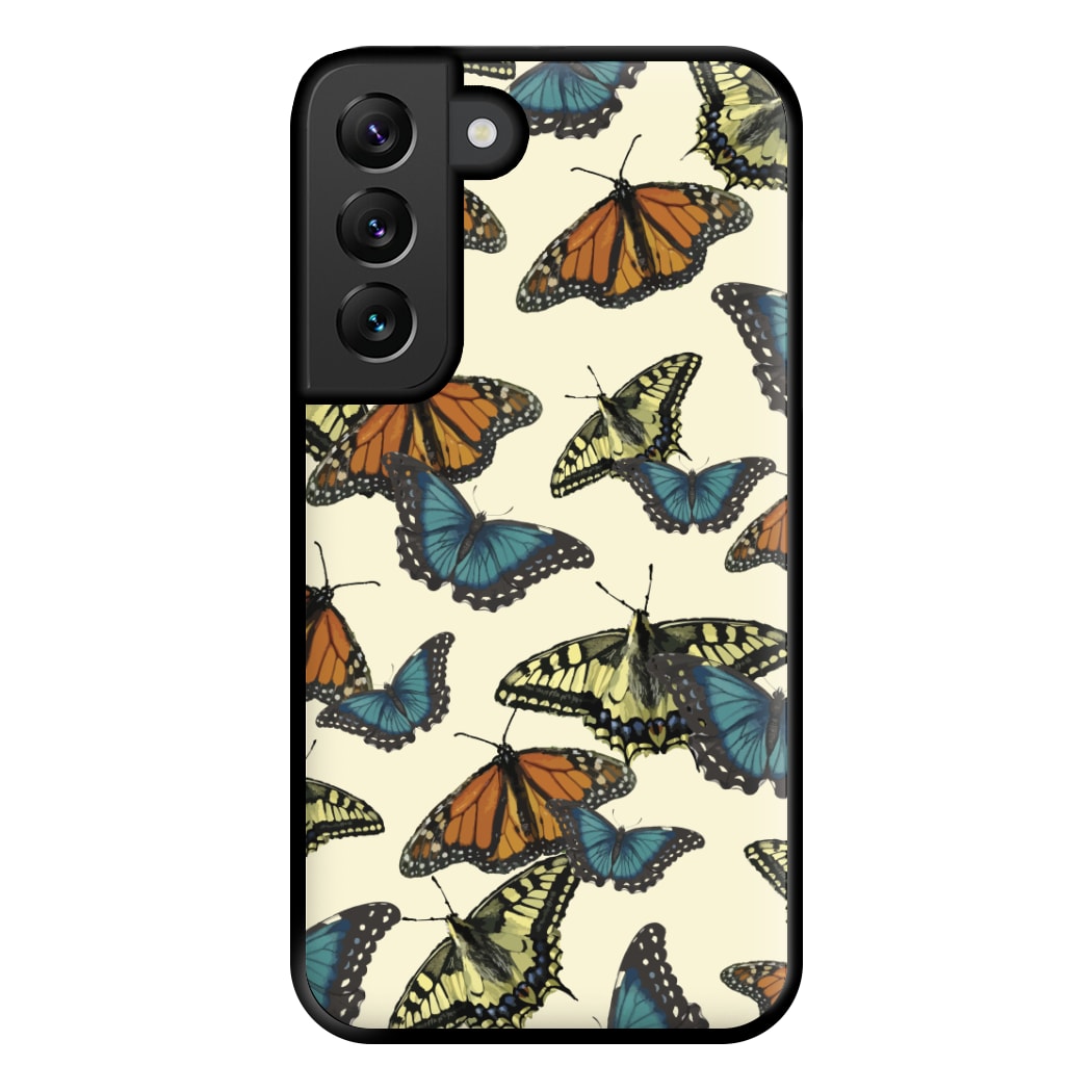 Butterfly Assortment Pattern Galaxy S22 Plus Case