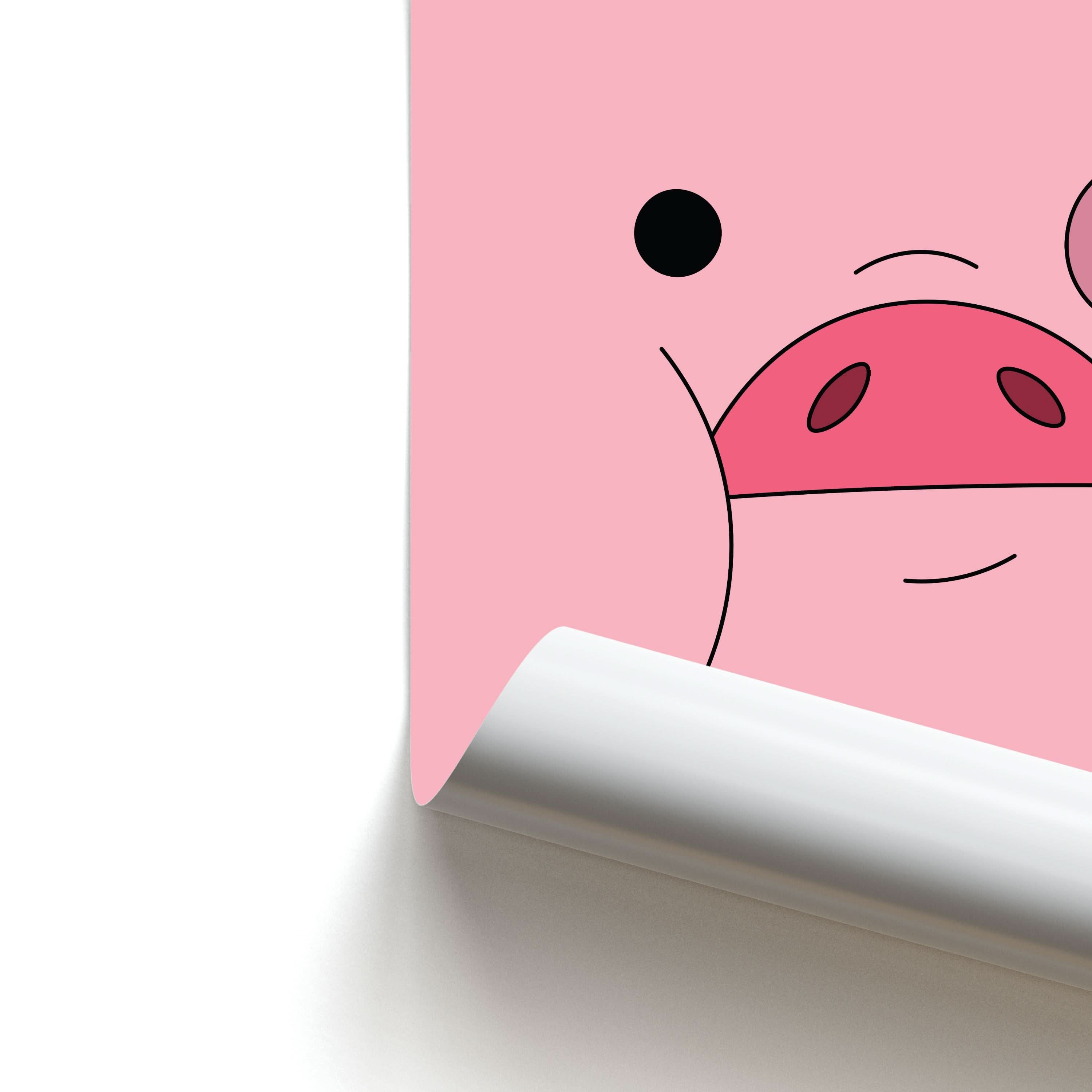 Waddles Face Poster