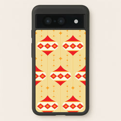 Abstract Christmas Baubles Pattern Google Pixel 8 Case
