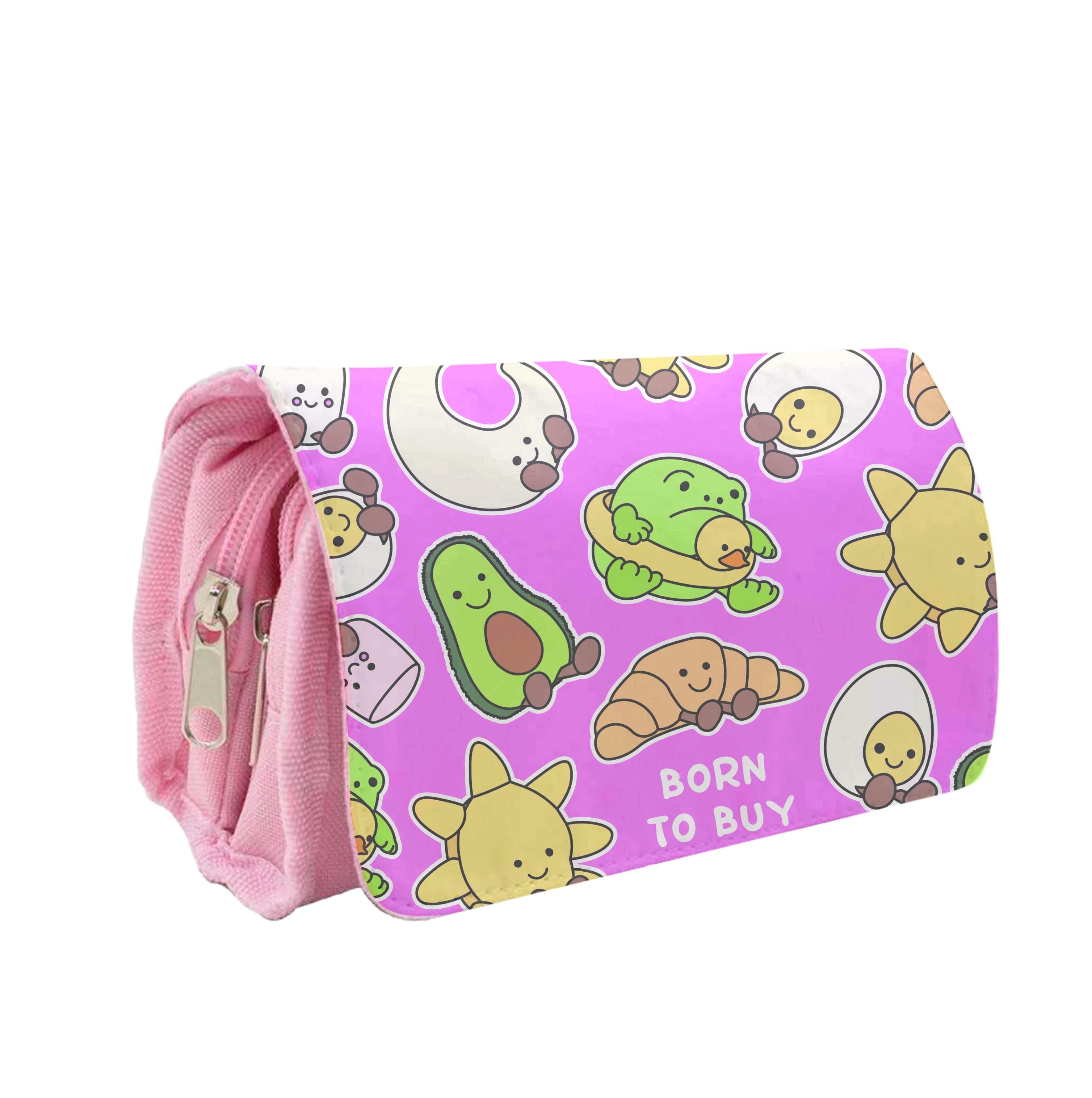 Born To Buy Plushy Pencil Case